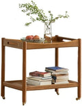 Movable Double-Layer Side Table – Living Room Furniture