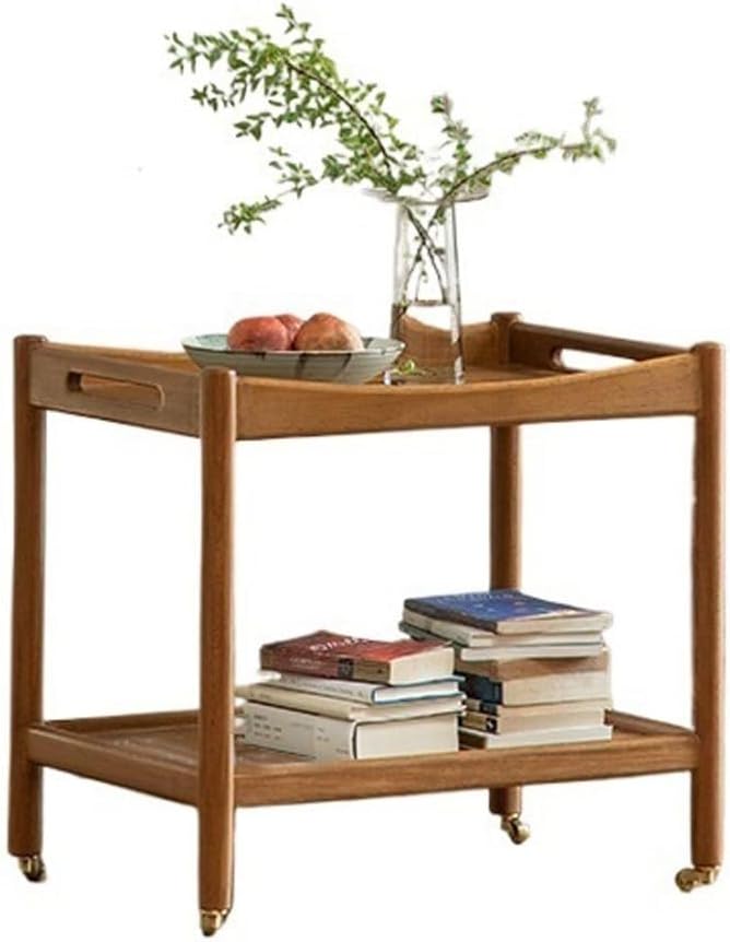 Movable Double-Layer Side Table – Living Room Furniture