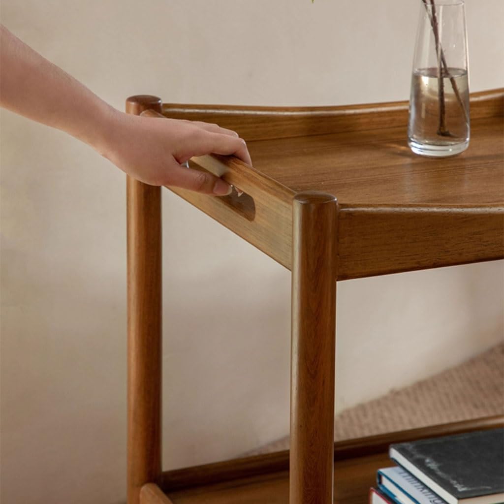 Movable Double-Layer Side Table – Living Room Furniture
