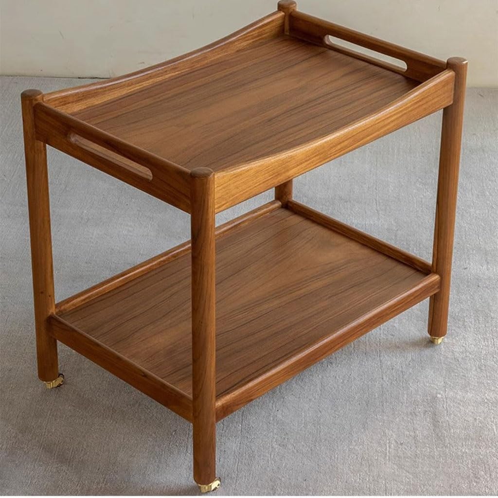 Movable Double-Layer Side Table – Living Room Furniture
