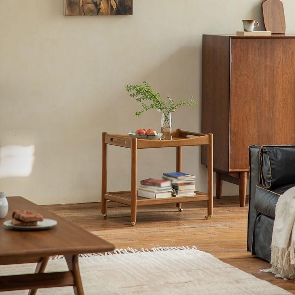 Movable Double-Layer Side Table – Living Room Furniture