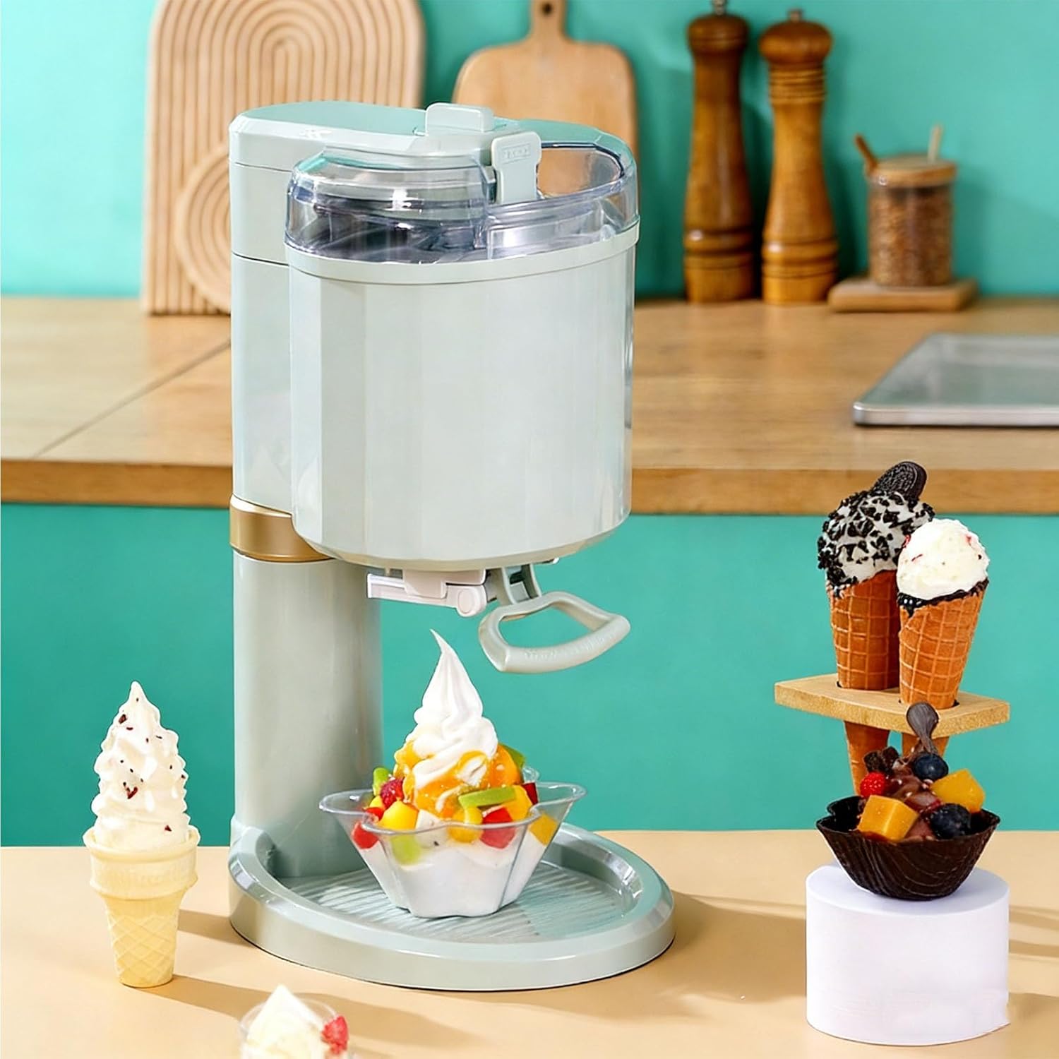 Automatic Countertop Ice Cream Maker – Home Essentials