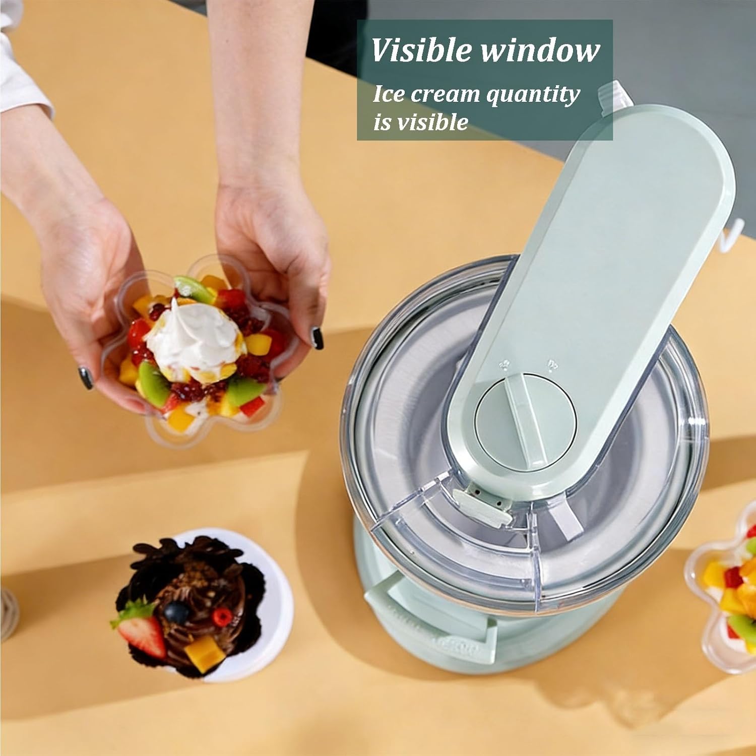 Automatic Countertop Ice Cream Maker – Home Essentials