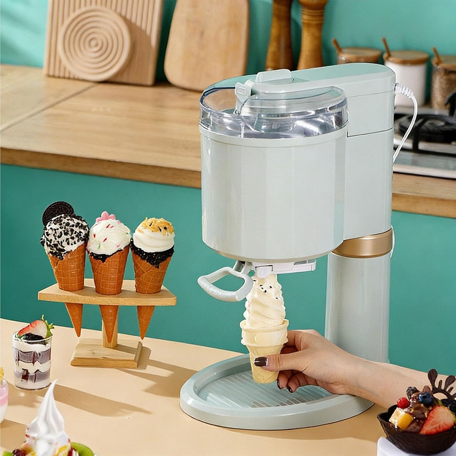 Automatic Countertop Ice Cream Maker – Home Essentials