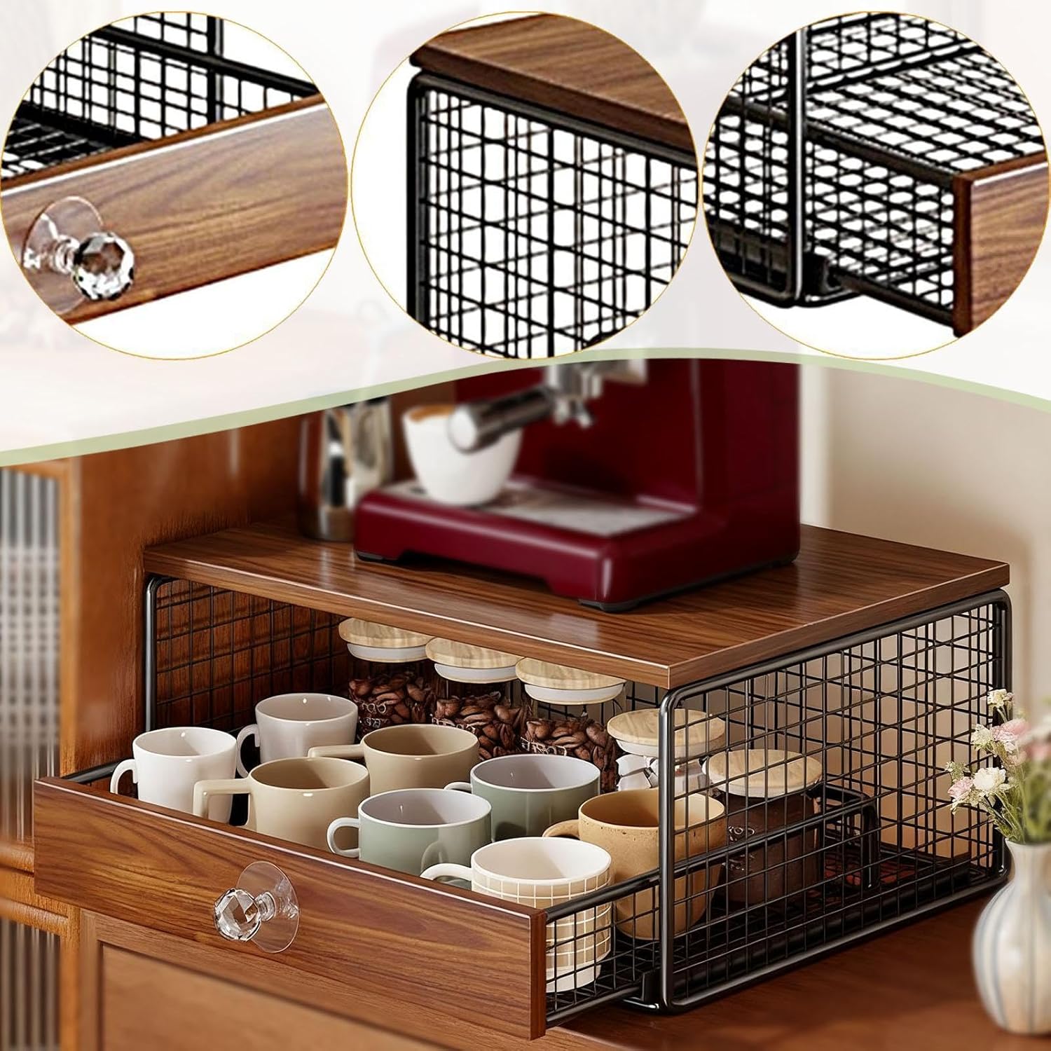 Countertop Kitchen Organizer – Multi-Purpose Storage